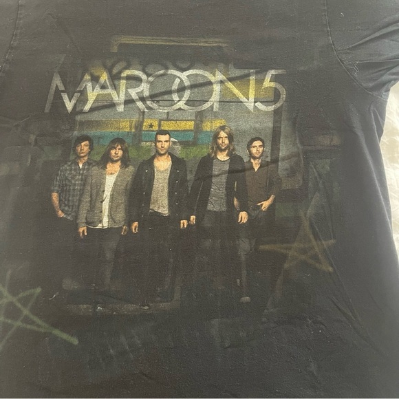 MAROON 5 2008 Concert Band Tee Size S - Picture 2 of 7